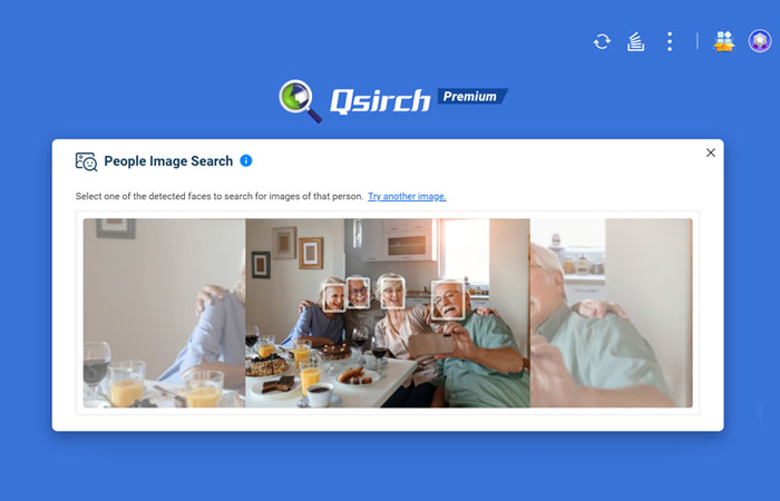 امکان جستجوی عکس‌ها بر اساس چهره اشخاص در Qsirch